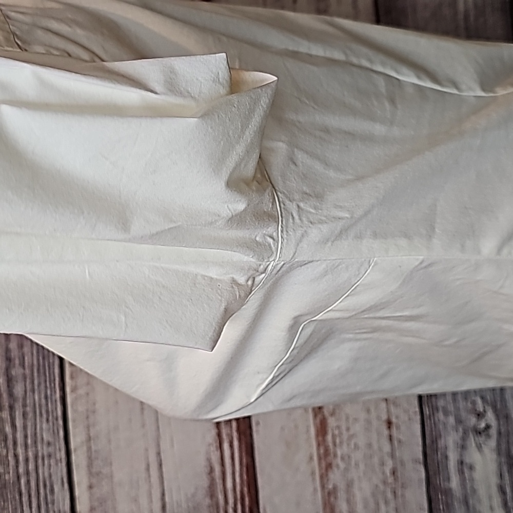 NEW TOMMY HILFIGER WHITE & GREEN LONG SLEEVE BUTTON-UP BLOUSE - Picture 8 of 16